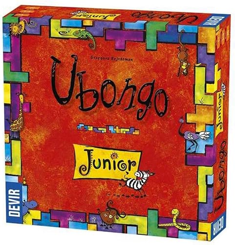 Ubongo Junior Asmodee — Puzle Rápido de Formas Geométricas 4-7 años